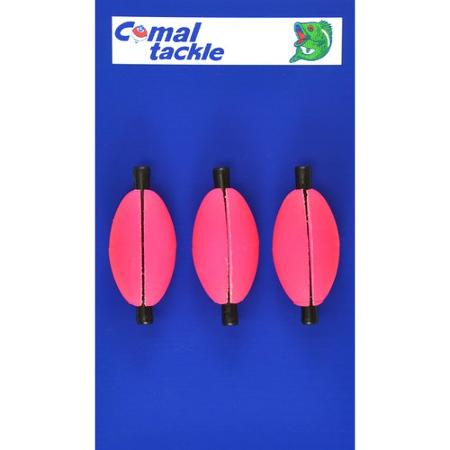 COMAL TACKLE OVAL PEG FLOAT 2" RED