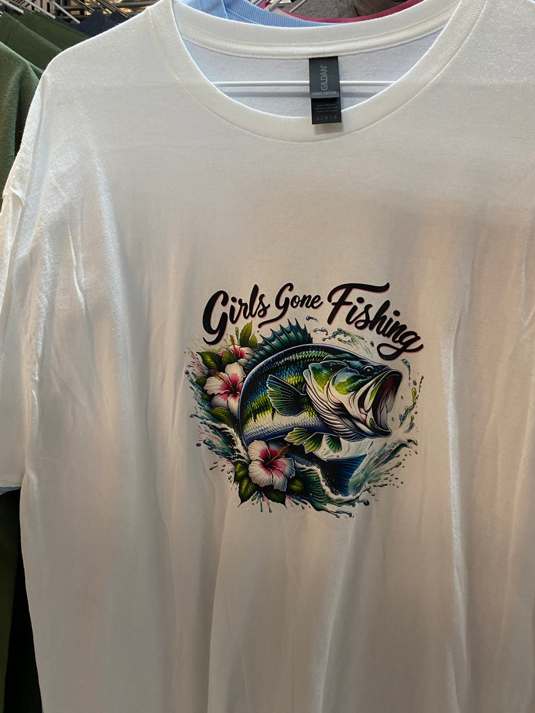 Girls gone fishing shirts