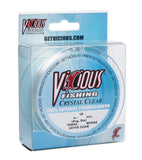 Vicious Crystal Clear 100% Japanese Fluorocarbon - 6 Lb Test