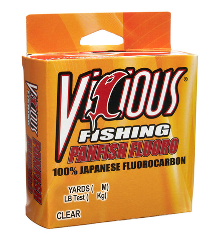 Vicious Panfish 100% Japanese Fluorocarbon - 10Lb Test