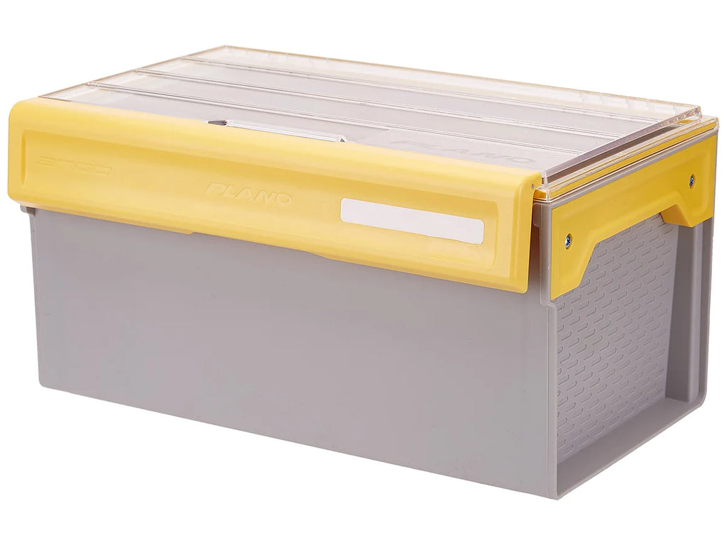 Plano EDGE Crankbait Box, XL Grey/Yellow
