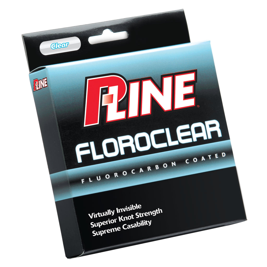 P-Line Floroclear Fluorocarbon Coated - 300yd (8lb-20lb)