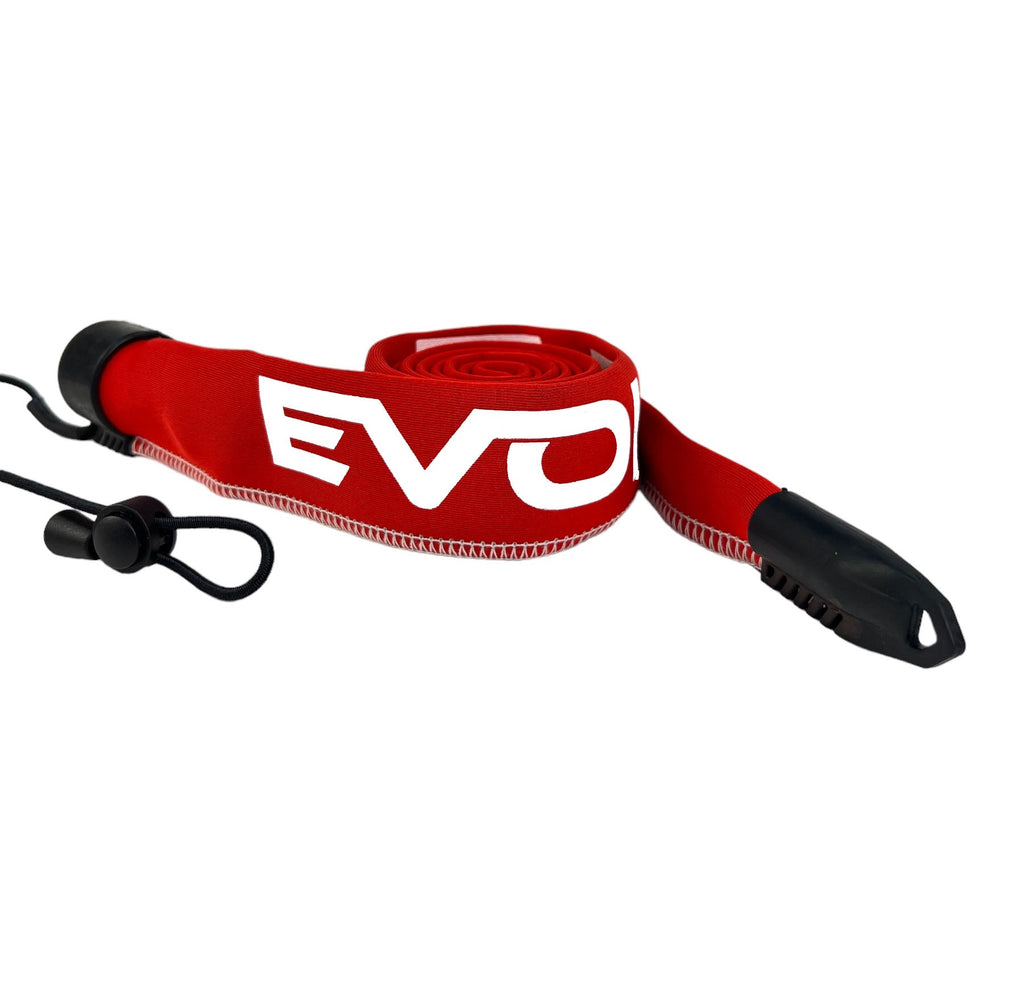 Evolv Limited Edition Baitcast Rod Sleeves Shorty / Red/White