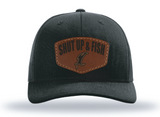 Shut Up & Fish Vic Patch - Black
