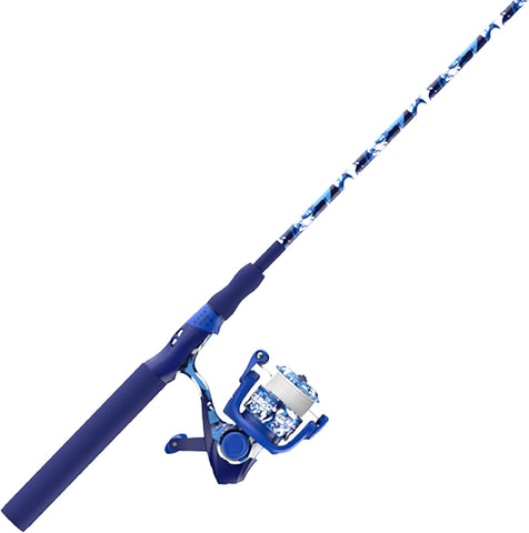 Zebco Combo Splash Spinning, 6' 0'' 2pc ML 8# 20Sz Tpblue