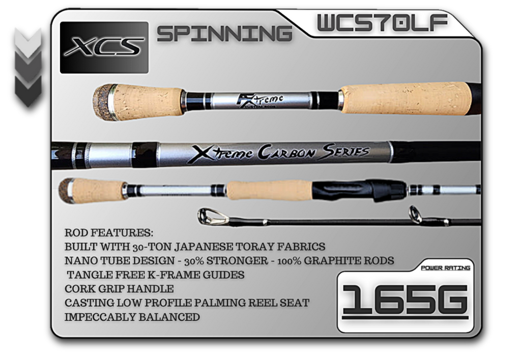 WCS70LF (165g) 7'0" Light Fast Spinning