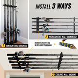 Beyond Fishing B10 Rod Rack Wall/Ceiling Mount