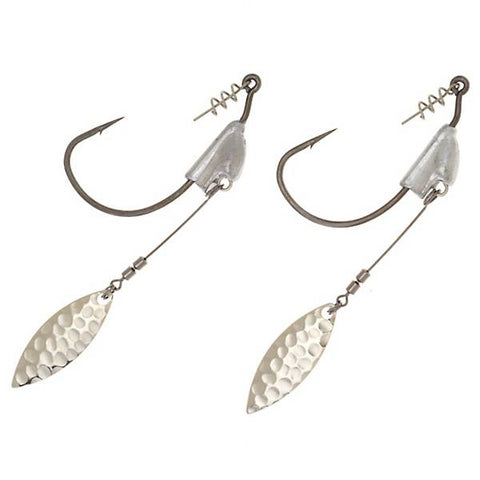 Owner Flashy Swimmer Single Bass Hooks with CPS 2-Pack