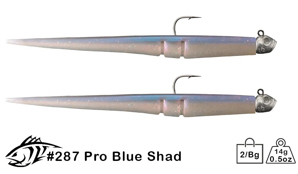 9" 1/2oz Pre-Rigged Slug-Go