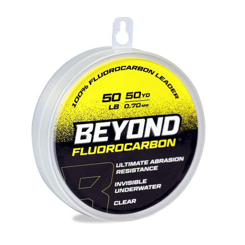 Beyond Fluorocarbon Leader Material 50YD  Clear