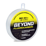 Beyond Fluorocarbon Leader Material 50YD - Pink Or Clear