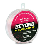 Beyond Fluorocarbon Leader Material 50YD - Pink Or Clear