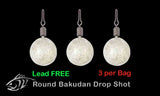 Lead FREE Round Drop Shot Weights