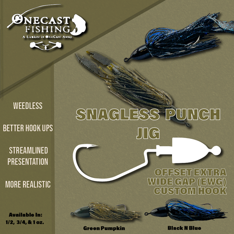 OneCast Fishing - Snagless Punch Jig