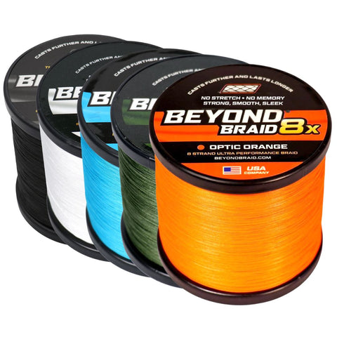 Reaction Tackle Braided Fishing Line- White