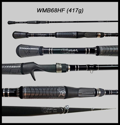 FX Custom Rods  6'8" Heavy Fast Casting Rod
