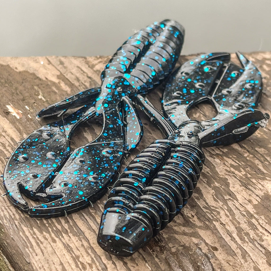 beaver bass lure Reaction Innovations Sweet 4.20 Spring Break beaver tail is textured on the flat surfaces and along the edge Warthog (Beaver) - 8 Count