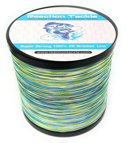 camo braided fishing line Reaction Tackle making a statement above the water Reaction Tackle Braided Fishing Line