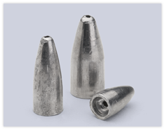 Bullet Weight Inc. Lead Bullet Weights Unpainted 1/32oz - 1oz