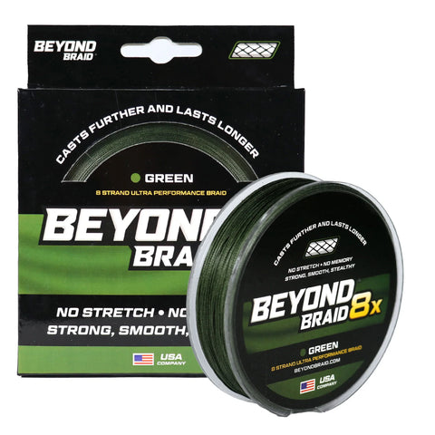 Beyond Braid Green 8x Strand 300 Yards 20lb