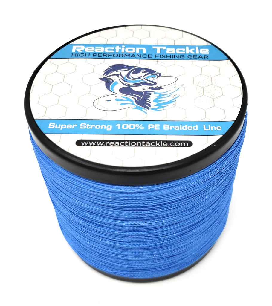 braided fishing line blue Reaction Tackle Braided Fishing Line- Dark Blue