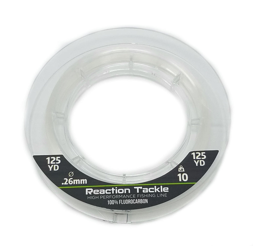 Reaction Tackle 100% Pure Fluorocarbon Fishing Line