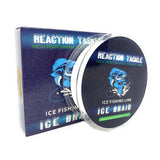 Reaction Tackle Ice Fishing Braided line - Abrasion Resistant 8 Strand Ice Braid