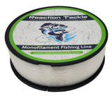 Reaction Tackle Strong and Abrasion-Resistant Nylon Monofilament Fishing Line