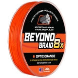 BEYOND BRAID Optic Orange 8X- Ultra Performance 8 Strand