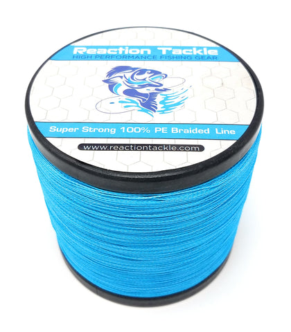 Reaction Tackle Braided Fishing Line- Sea Blue Bass Capital Tackle