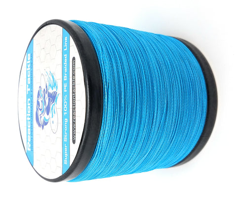 Reaction Tackle Braided Fishing Line- Sea Blue